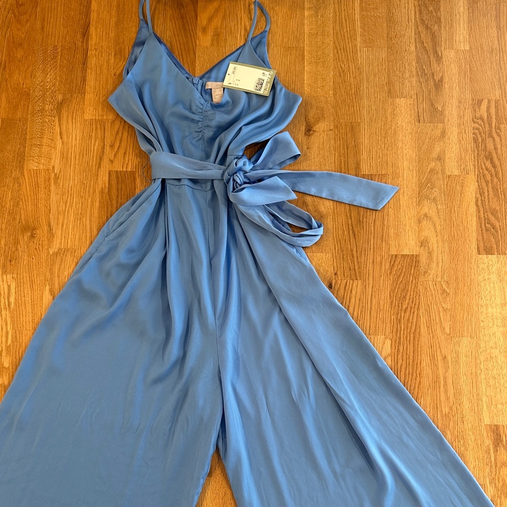 H&M Stylish Blue Jumpsuit
